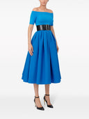 Alexander Mc Queen Pleated Flared Midi Skirt