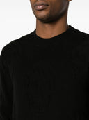 Alexander Mc Queen Skull Knitted Cotton Jumper