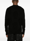 Alexander Mc Queen Skull Knitted Cotton Jumper