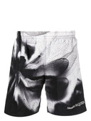 Alexander Mc Queen Dragonfly Print Swim Shorts