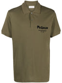 Alexander Mc Queen Graffiti Cotton Polo Shirt