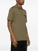 Alexander Mc Queen Graffiti Cotton Polo Shirt