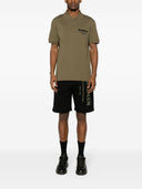 Alexander Mc Queen Graffiti Cotton Polo Shirt