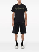 Alexander Mc Queen Graffiti Cotton T Shirt