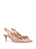 Valentino Garavani Rockstud Bow Leather Pumps