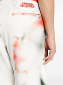 Alexander Mc Queen Obscure Flower Cotton Shorts