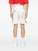 Alexander Mc Queen Obscure Flower Cotton Shorts