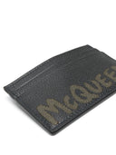 Alexander Mc Queen Logo Leather Credit Card Case