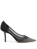 Jimmy Choo Love 85 Crystal Embellished Pumps