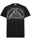 Alexander Mc Queen Exploded Charm Cotton T Shirt