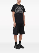 Alexander Mc Queen Exploded Charm Cotton T Shirt