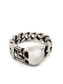 Alexander Mc Queen Skull Chain Ring