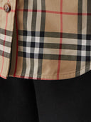 Burberry Check Motif Cotton Shirt