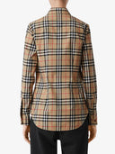 Burberry Check Motif Cotton Shirt