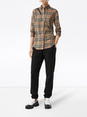 Burberry Check Motif Cotton Shirt