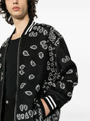 Alanui Bandana Piquet Cotton Bomber Jacket