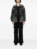 Alanui Bandana Piquet Cotton Bomber Jacket