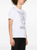 Ps By Paul Smith Rabbit Poster Print Cotton T Shirt