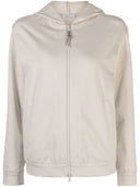 Brunello Cucinelli Cotton Zip Up Hoodie