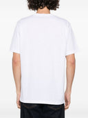 Ps By Paul Smith Skull Stripe Print Cotton T Shirt