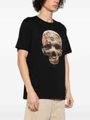 PS av Paul Smith Skull Print Cotton T -skjorte