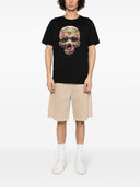 PS av Paul Smith Skull Print Cotton T -skjorte