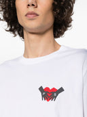 PS av Paul Smith Heart Print Cotton T -skjorte