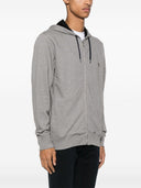 Ps By Paul Smith Zebra Logo Cotton Zip Up Hoodie