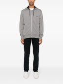 Ps By Paul Smith Zebra Logo Cotton Zip Up Hoodie