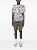 Ps By Paul Smith Industrial Print Cotton T Shirt