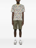 Ps By Paul Smith Jack's World Print Cotton T Shirt