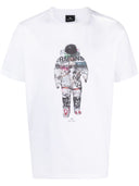 Ps By Paul Smith Astronaut Print Cotton T Shirt