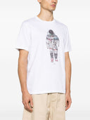 Ps By Paul Smith Astronaut Print Cotton T Shirt
