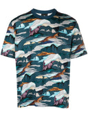 Ps By Paul Smith Printed Cotton T Shirt