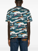 Ps By Paul Smith Printed Cotton T Shirt