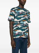 Ps By Paul Smith Printed Cotton T Shirt