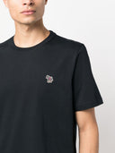 Ps By Paul Smith Zebra Logo Cotton T Shirt