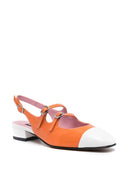 Carel Paris Paris Abricot Ballet di Slingback Brevetto