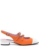 Carel Paris Paris Abricot Ballet di Slingback Brevetto