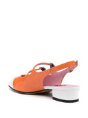 Carel Paris Paris Abricot Ballet di Slingback Brevetto