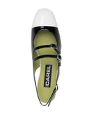 Carel Paris Abricot Patent Slingback Ballet Flats