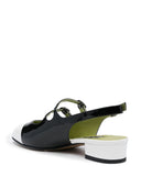 Carel Paris Abricot Patent Slingback Ballet Flats