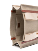 Chloè Woody Leinwand und Leder -Tasche