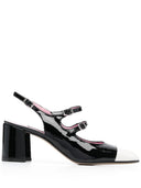 Carel Paris Papaya Patent Leather Slingback Pumps
