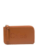 Chloè Chloé Sense Leather Zipped Card Holder