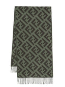 Fendi Cashmere Ff Logo Scarf