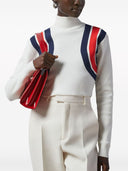 Gucci Cruise Web Detail High Neck Jumper