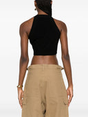 Balmain gebreide bijgesneden top