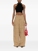 Balmain gebreide bijgesneden top