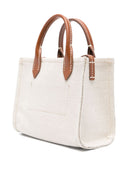 Balmain B Army Mini Canvas en lederen trims draagtas